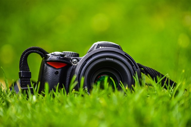 camera in manual mode with settings displayed